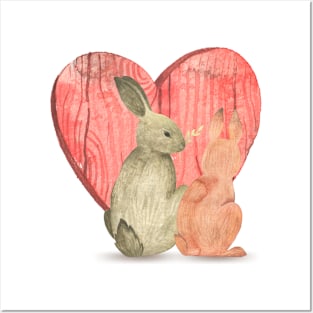 Rabbit Love Posters and Art